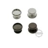 10Pcs 10MM Round Bezel Silver,Gun Black DIY Brass Cuff Links Bezel Sleeve Button Cufflinks Settings 1500152