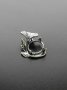 1Pcs 8-12MM Round Cabochon Bezel Solid 925 Sterling Silver DIY Pendant Bezel Antiqued Silver Matte Gold Plated 1411232