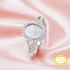 Keepsake Oval Halo Breast Milk Resin Bezel Ring Settings Solid 14K 18K Gold Ring with Moissanite DIY Supplies 1222094