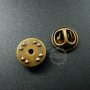 25pcs 15MM bronze brass round brooch base tray,brooch pin tray,vintage button tray1582038