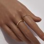 1PCS 1MM Wire Simple Thin 14K Gold Filled Ring,Minimalist Ring,Simple Gold Filled Ring,Stackable Ring,DIY Ring Supplies 1294749