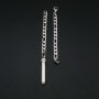 1Pcs 40x8MM Stainless Steel Screct Vial Box Bracelet Ash Canister Cremation Urn Wish Pendant Prayer Purfume Box DIY Supplies 7.8Inches 1900254