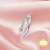 1.5x3MM Keepsake Breast Milk Resin Marquise Bezel Ring Settings,Tree Branch Leaf Solid 14K 18K Gold Ring,DIY Ring Supplies 12948