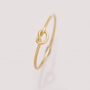 1PCS 1MM Wire Love Knot 14K Gold Filled Ring,Minimalist Ring,Gold Filled Thin Knot Ring,Stackable Ring,DIY Ring Supplies 1294742