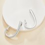 304L Stainless Steel Big Fishhook Pendant,DIY Fishhook Leather Bracelet Connector Hook Supplies 1800577