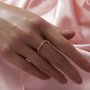 1.5MM Thick Minimalist Wiring Solid 14K 18K Gold Ring,Simple Wire Stackable Ring,DIY Ring Supplies 1294751