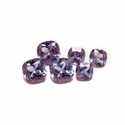 1Pcs Simulated Alexandrite Cushion Square Faceted Stone,Color Change Stone,June Birthstone,Unique Gemstone,Loose Stone,DIY Jewelry Supplies 4140031