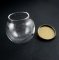 6pcs 35mm diameter round ball glass vial bottle bulb pendant charm with brass bronze cap loop 1810153