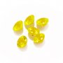 1Pcs 6MM Round Faceted Yellow Lumogarnet,Fluorescent Ce YAG,Yttrium Aluminum Garnet,Loose Gemstone,Manmade Crystal,UV Blacklight Dayglow 4110203