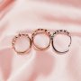 Keepsake Breast Milk Resin Hoop Earrings Settings,Solid 14K 18K Gold Earrings,2x4MM Marquise Bezel Birthstone Earrings,DIY Earring Supplies 1706164