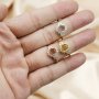 6x8MM Oval Prong Ring Settings Rose Gold Plated Solid 925 Sterling Silver Adjustable Ring Bezel for Gemstone 1224096