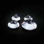 1Pcs Round White Crystal Quartz Natural Faceted Cut Loose Gemstone Semi Precious Stone DIY Jewelry Supplies 4110176