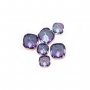 1Pcs Simulated Alexandrite Cushion Square Faceted Stone,Color Change Stone,June Birthstone,Unique Gemstone,Loose Stone,DIY Jewelry Supplies 4140031