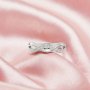 Keepsake Breast Milk Resin Infinity Channel Bezel Ring Settings,Solid 925 Sterling Silver Ring,CZ Birthstone Ring,DIY Ring Supplies 1294835