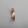 1Pcs 5MM Channel 1MM Depth Stainless Steel Gold Rose Gold Plated DIY Bracelet Bangle Settings for Leather 63MM Diameter 1900218