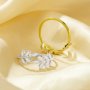 1PCS Tree Branch White Resin Ring,Leaf Solid 925 Sterling Silver Gold Plated Ring,Adjustable Ring,Stackable Ring 6290535