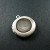 5pcs 14mm setting size round bezel tray antiqued silver vintage style photo locket pendant charm DIY supplies 1113024