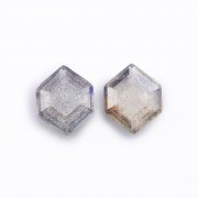 1Pcs 8x10MM Hexagon Labradorite Facted Cut Loose Gemstone Nature Semi Precious Stone DIY Jewelry Supplies 4160032