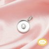 Minimalist Keepsake Breast Milk Resin Round Birthstonel Bezel Pendant Settings,Solid 14K 18K Gold Pendant Charm,DIY Memory Jewelry Supplies 1431326