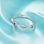 Half Eternity Keepsake Breast Milk Resin 2x6MM Marquise Bezel Ring Settings,Solid 925 Sterling Silver Color CZ Birthstone Ring Blank 1294765