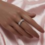 Keepsake Breast Milk Resin Infinity Channel Bezel Ring Settings,Solid 925 Sterling Silver Ring,CZ Birthstone Ring,DIY Ring Supplies 1294835