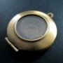 5pcs 16mm setting simple round bronze brass antiqued photo locket pendant charm DIY supplies findings 1111042