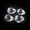 1Pcs Pear White Crystal Quartz Natural Faceted Cut Loose Gemstone Semi Precious Stone DIY Jewelry Supplies 4150018