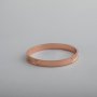 1Pcs 5MM Channel 1MM Depth Stainless Steel Gold Rose Gold Plated DIY Bracelet Bangle Settings for Leather 63MM Diameter 1900218