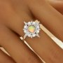 1PCS Round Color Change Simulated Opal Ring,Star Solid 925 Sterling Silver Ring,October Birthstone Ring,Adjustable Ring,Vintage Styles Ring 6210281