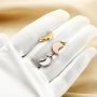 9x11MM Keepsake Breast Milk Resin Moon Pendant Bezel Settings Rose Gold Plated Solid 925 Sterling Silver DIY Charm 1431140