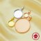 Keepsake Breast Milk Resin Round Bezel Pendant Blank Settings,Solid Back Solid 925 Sterling Silver Rose Gold Plated Pendant Charm,DIY Supplies 1431282