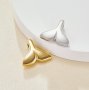 Keepsake Breastmilk Stainless Steel Mermaid Tail Bezel Pendant Settings,Fish Tail Gold Plated 304L Charm,0.5MM Deep DIY Supplies 1431275