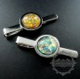 5pcs 15mm setting size round bezel DIY tie clip tie bar supplies findings 1540017