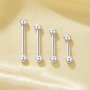 Screwed Ball Nose Studs,Ear Bone Studs,Solid 925 Sterling Silver Studs Earring,Tiny Ball Studs Earrings,Minimalist Earrings 6390116