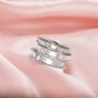 Keepsake Breast Milk Resin Birthstone Channel Ring Settings,Solid 925 Sterling Silver Ring,Stackable Ring,DIY Stacker Ring Supplies 1294845