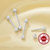 Screwed Ball Nose Studs,Ear Bone Studs,Solid 925 Sterling Silver Studs Earring,Tiny Ball Studs Earrings,Minimalist Earrings 6390116