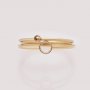 1PCS 4MM Setting Size 1.5MM Thick Wire 14K Gold Filled Round Ring,Minimalist Ring,Simple Round Gold Filled Ring,Stackable Ring,DIY Ring Supplies 1294748-1