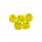 1Pcs 6MM Round Faceted Yellow Lumogarnet,Fluorescent Ce YAG,Yttrium Aluminum Garnet,Loose Gemstone,Manmade Crystal,UV Blacklight Dayglow 4110203