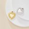 Keepsake Breastmilk Stainless Steel Heart Bezel Pendant Settings, Gold Plated 304L Charm,0.5MM Deep DIY Supplies 1431273