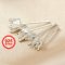 3-6MM Simple Round Prong Earrings Blank Settings for Gemstone Solid 925 Sterling Silver DIY Supplies 1702231