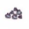 1Pcs Simulated Alexandrite Heart Faceted Stone,Color Change Stone,June Birthstone,Unique Gemstone,Loose Stone,DIY Jewelry Supplies 413002