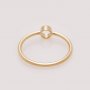 1PCS 4MM Setting Size 1.5MM Thick Wire 14K Gold Filled Round Ring,Minimalist Ring,Simple Round Gold Filled Ring,Stackable Ring,DIY Ring Supplies 1294748-1