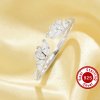 US Size 7 Angel Wings CZ Stone Stackable Ring,Solid 925 Sterling Silver Ring,Dainty Adjustable Ring,Stackable Ring,DIY Ring Supplies 6290610