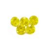 1Pcs 6MM Round Faceted Yellow Lumogarnet,Fluorescent Ce YAG,Yttrium Aluminum Garnet,Loose Gemstone,Manmade Crystal,UV Blacklight Dayglow 4110203