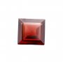 1Pcs Natural Red Garnet January Birthstone Princess Cut Square Faceted Loose Gemstone Nature Semi Precious Stone DIY Jewelry Supplies 4140021