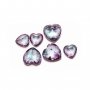 1Pcs Simulated Alexandrite Heart Faceted Stone,Color Change Stone,June Birthstone,Unique Gemstone,Loose Stone,DIY Jewelry Supplies 413002