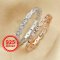 Art Deco Full Eternity Ring,Marquise Stackable Ring,Solid 925 Sterling Silver Rose Gold Plated Stacker Ring,DIY Ring Supplies 1294537