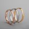 1Pcs 5MM Channel 1MM Depth Stainless Steel Gold Rose Gold Plated DIY Bracelet Bangle Settings for Leather 63MM Diameter 1900218