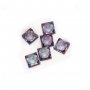 1Pcs 6MM Simulated Alexandrite Princess Cut Square Faceted Stone,Color Change Stone,June Birthstone,Unique Gemstone,Loose Stone,DIY Jewelry Supplies 4140030