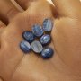 5Pcs 8x10MM Nature Blue Kyanite Cabochon Oval Gemstone,Semi-precious Gemstone,Unique Gemstone,DIY Jewelry Supplies 4120149